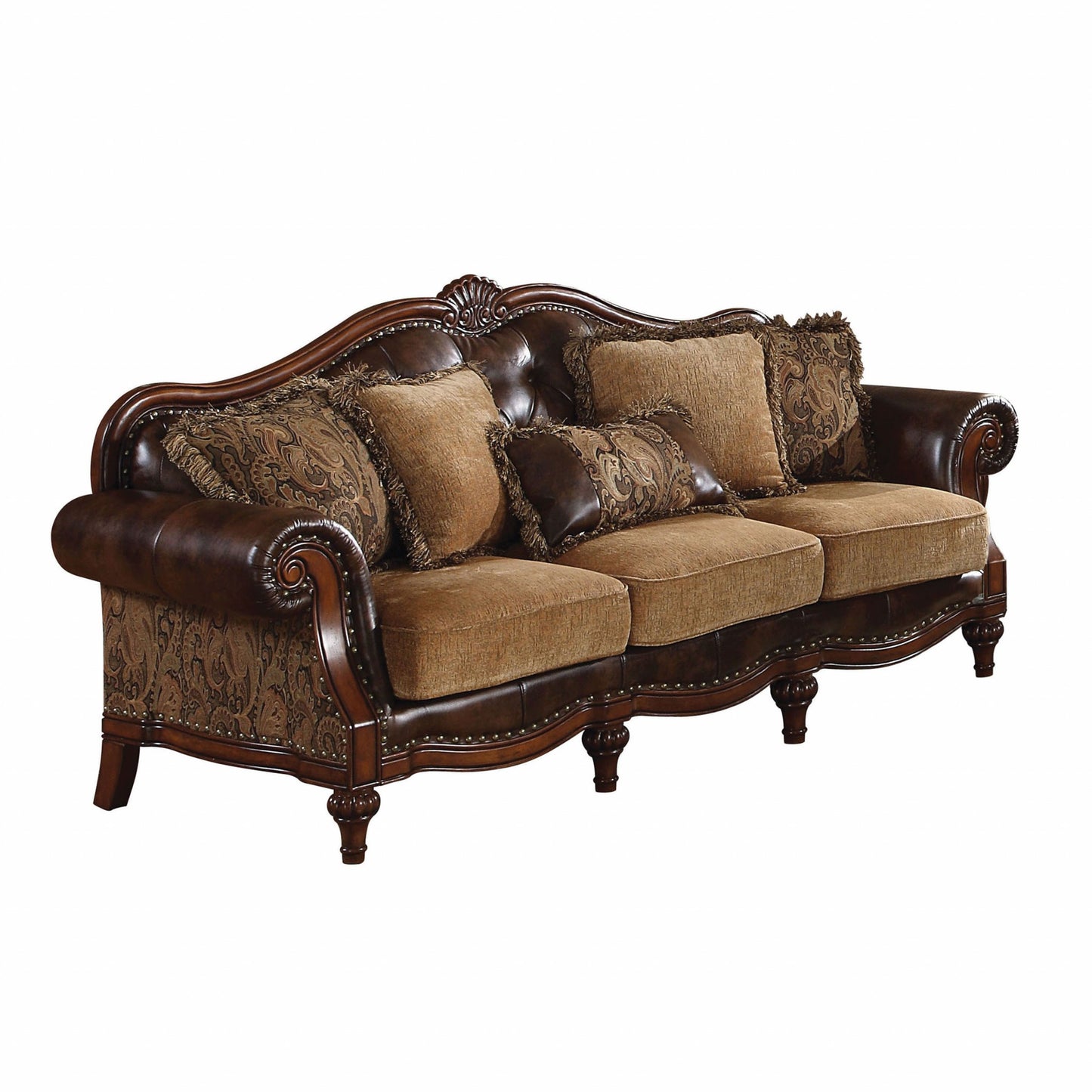 Carlisle Chesterfield Sofa – Brown
