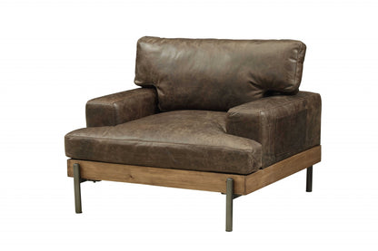 Comstock Chair and a Half - Chocolate