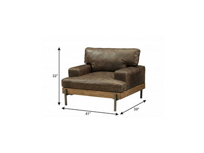 Comstock Chair and a Half - Chocolate