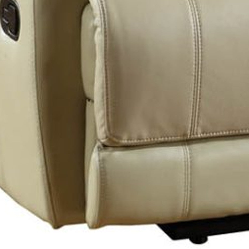 Barnett Reclining Loveseat – Beige Edition