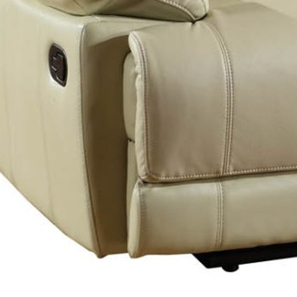 Barnett Reclining Loveseat – Beige Edition