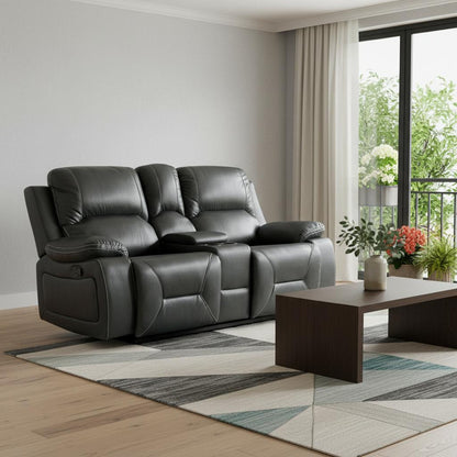 Barnett Reclining Loveseat – Gray Edition