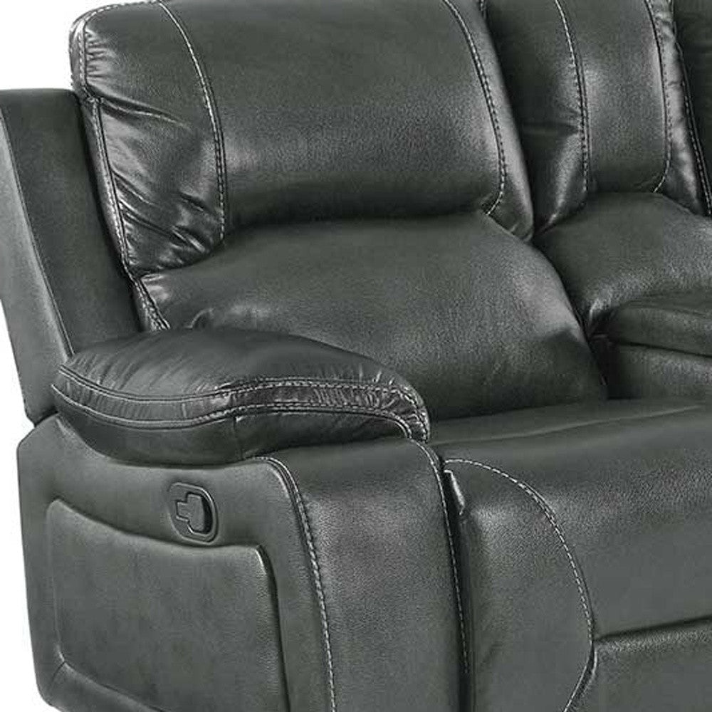 Barnett Reclining Loveseat – Gray Edition