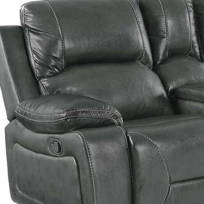 Barnett Reclining Loveseat – Gray Edition
