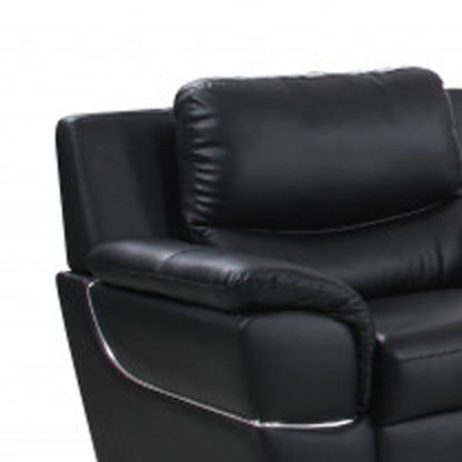 Hamilton Leather Seating Set – Black
