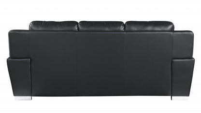 Hamilton Leather Sofa – Black