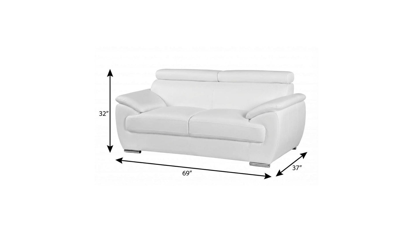 Sterling Loveseat – White