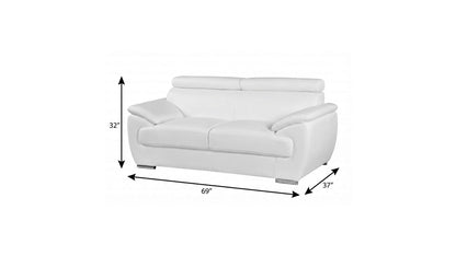 Sterling Loveseat – White