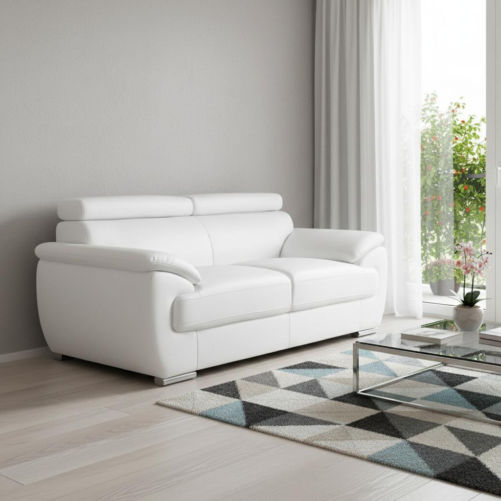 Sterling Loveseat – White