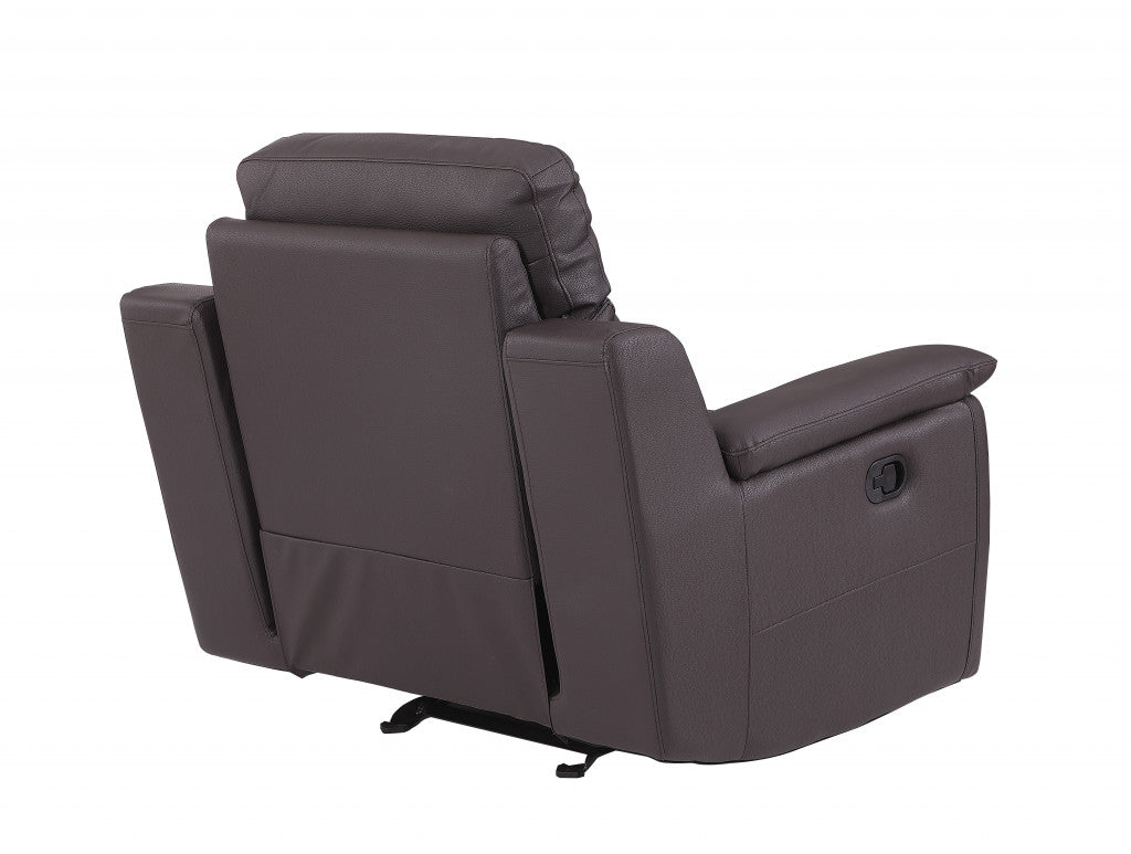 The Canyon Ridge – Brown Leather Match Recliner Chair