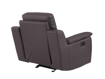 The Canyon Ridge – Brown Leather Match Recliner Chair