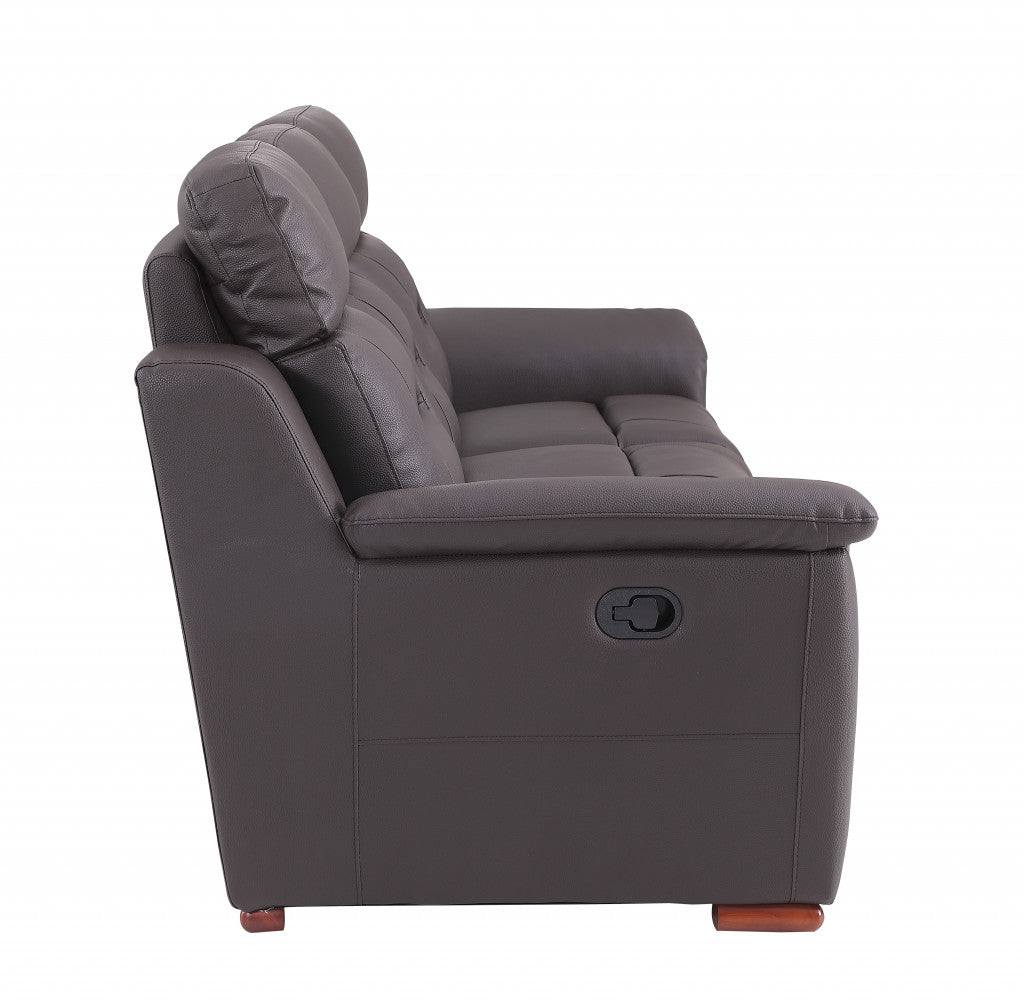 The Canyon Ridge – Brown Leather Match Recliner Chair
