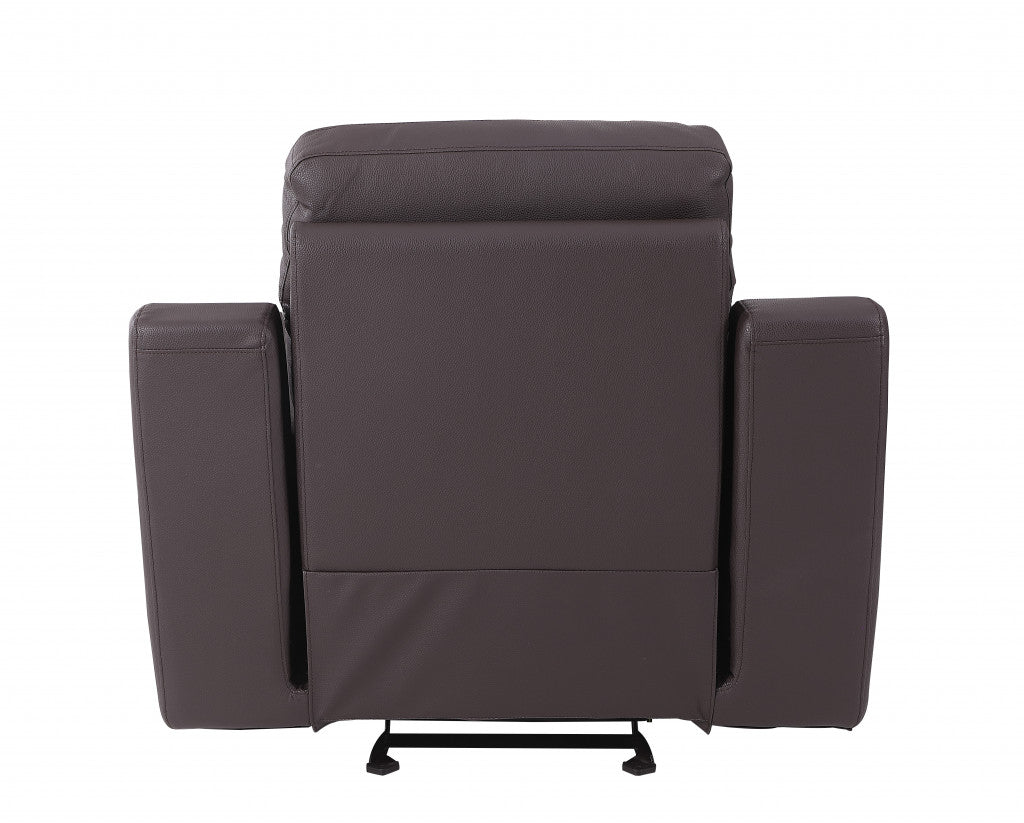 The Canyon Ridge – Brown Leather Match Recliner Chair