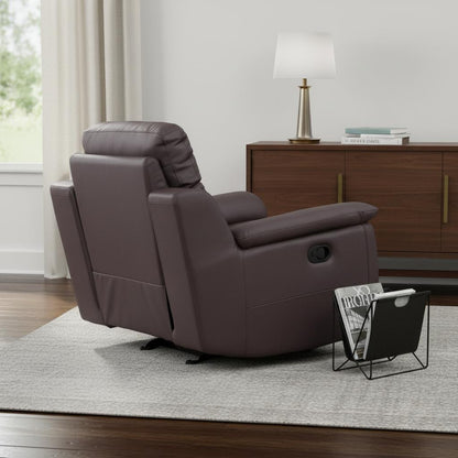 The Canyon Ridge – Brown Leather Match Recliner Chair