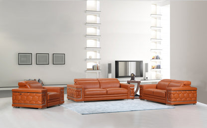 Monaco Leather Seating Set – Camel