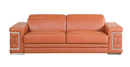 Monaco Leather Sofa – Camel