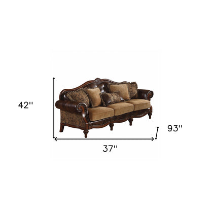 Carlisle Chesterfield Sofa – Brown