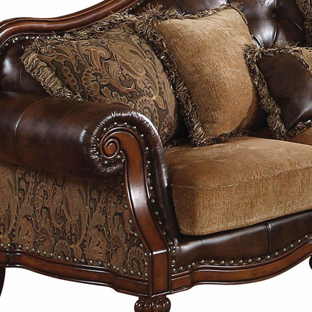Carlisle Chesterfield Sofa – Brown