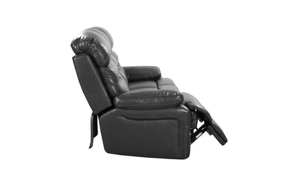 The Voltaris – Gray Faux Leather USB Power Sofa