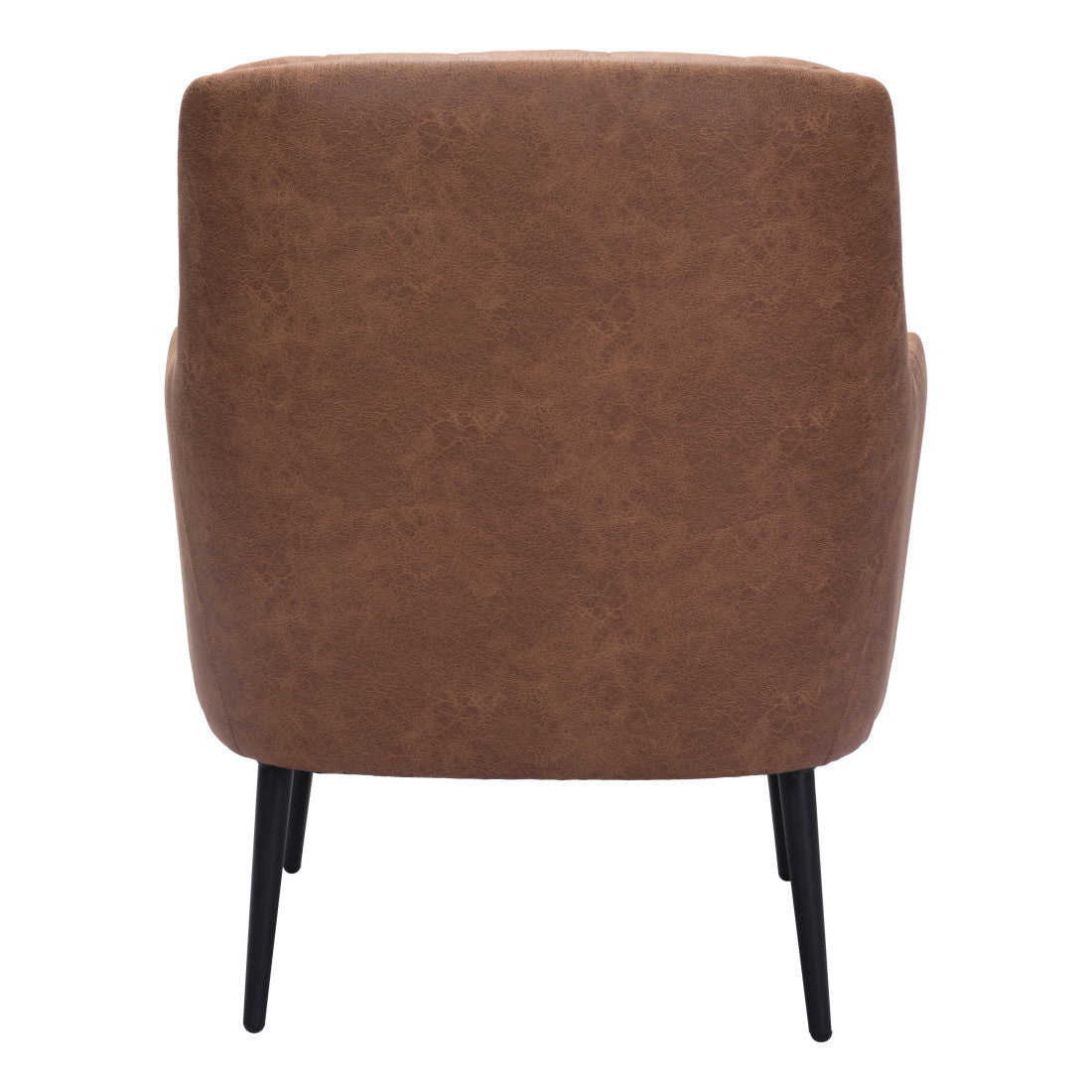 The Kensington – Brown Faux Leather Chesterfield Chair
