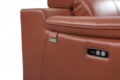 Margaret Olivia Arm Chair – Camel Italian Leather