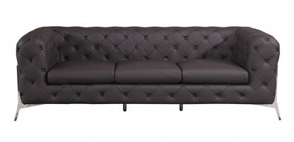 Savona Sofa – Brown Italian Leather