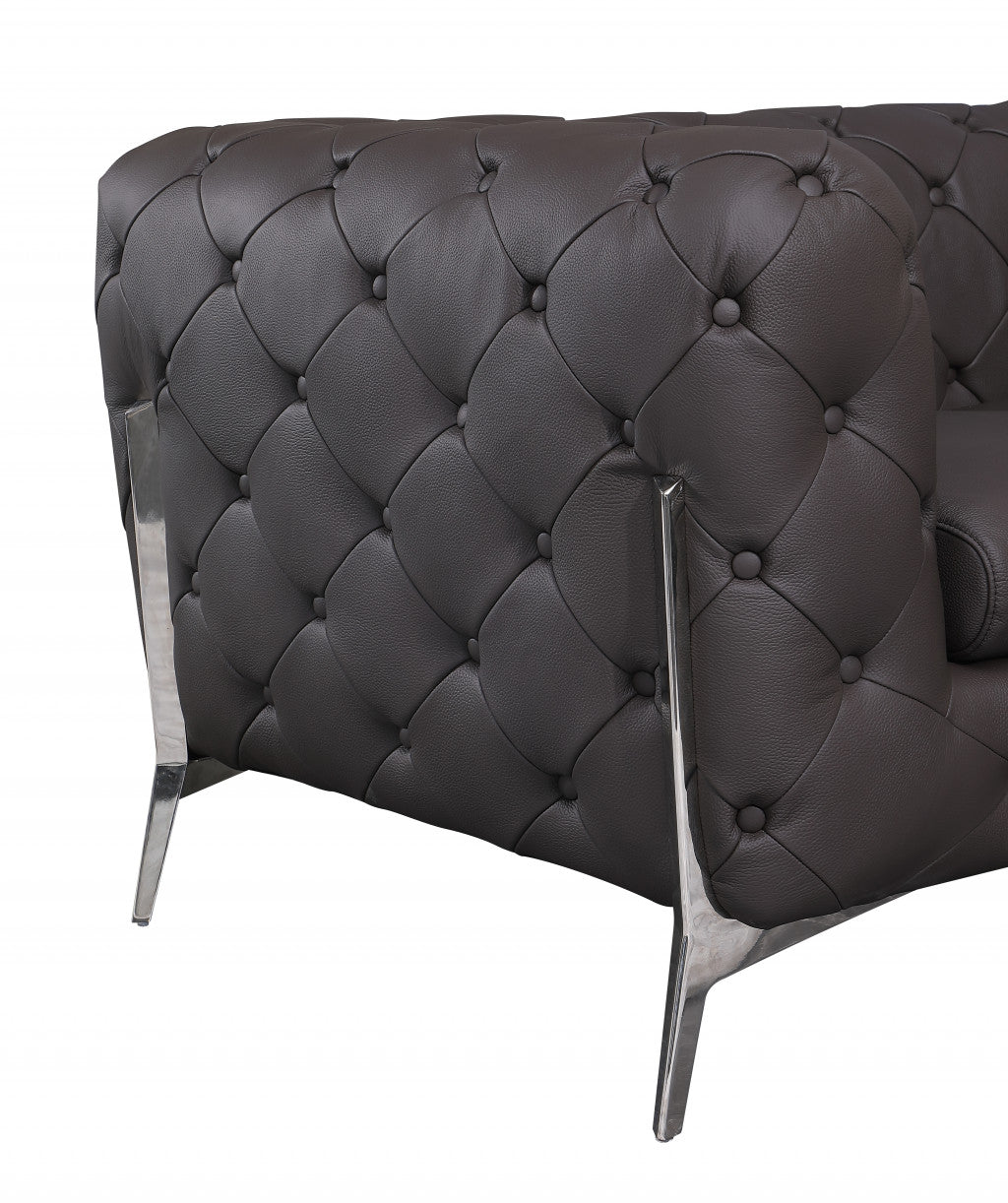 Savona Sofa – Brown Italian Leather