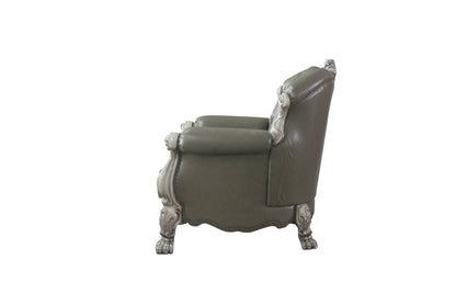 The Sloane – Champagne Faux Leather Arm Chair