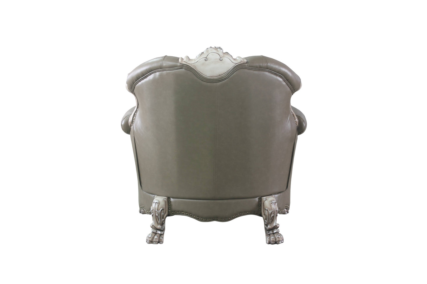 The Sloane – Champagne Faux Leather Arm Chair