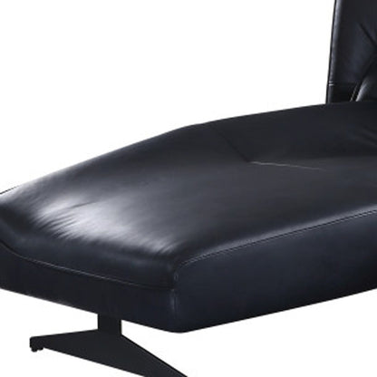 The Varellan – Dark Gray Top Grain Leather L-Shaped Two Piece Sofa & Chaise Sectional