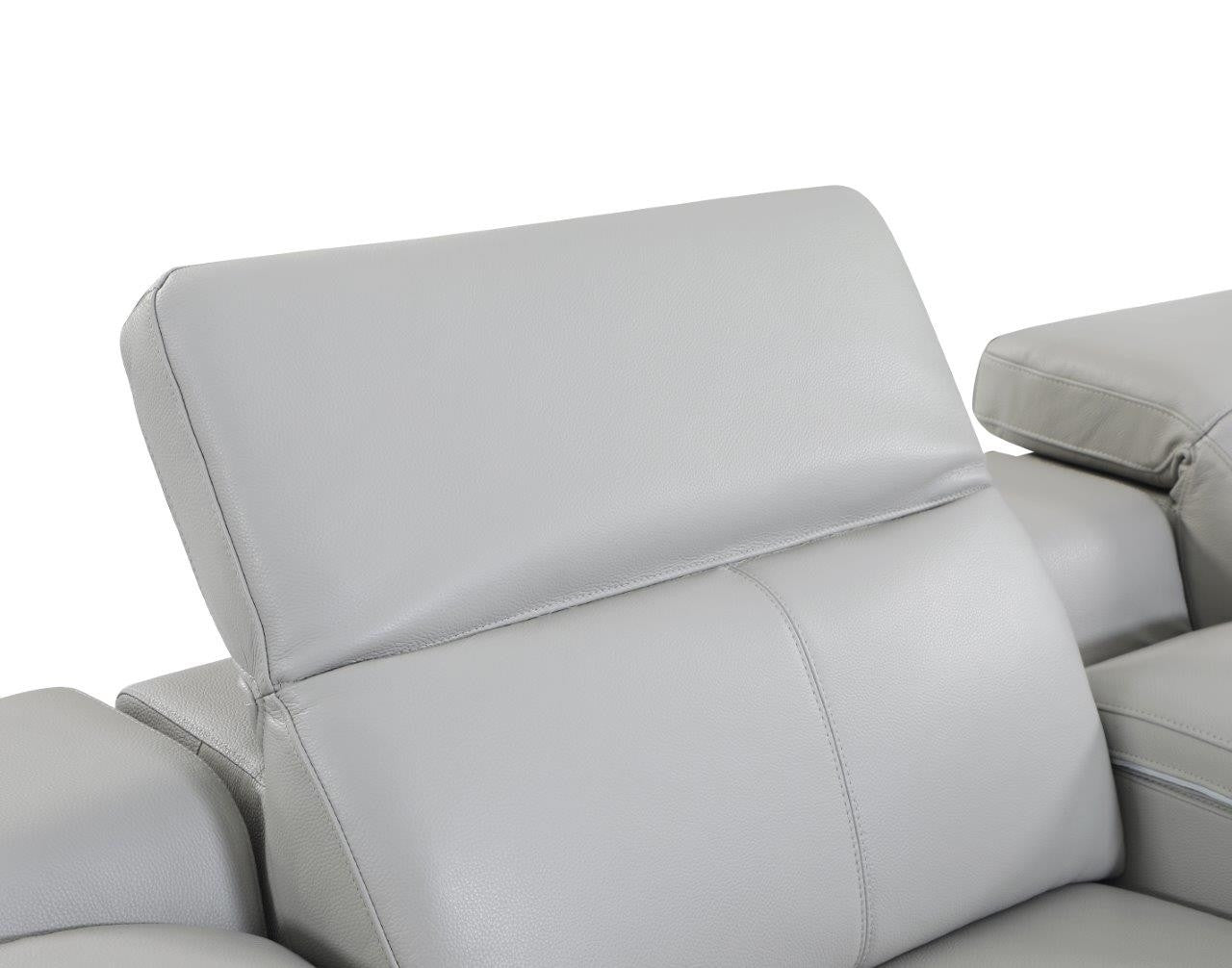 Atlas Power Reclining Sectional – Light Gray