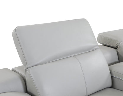 Atlas Power Reclining Sectional – Light Gray