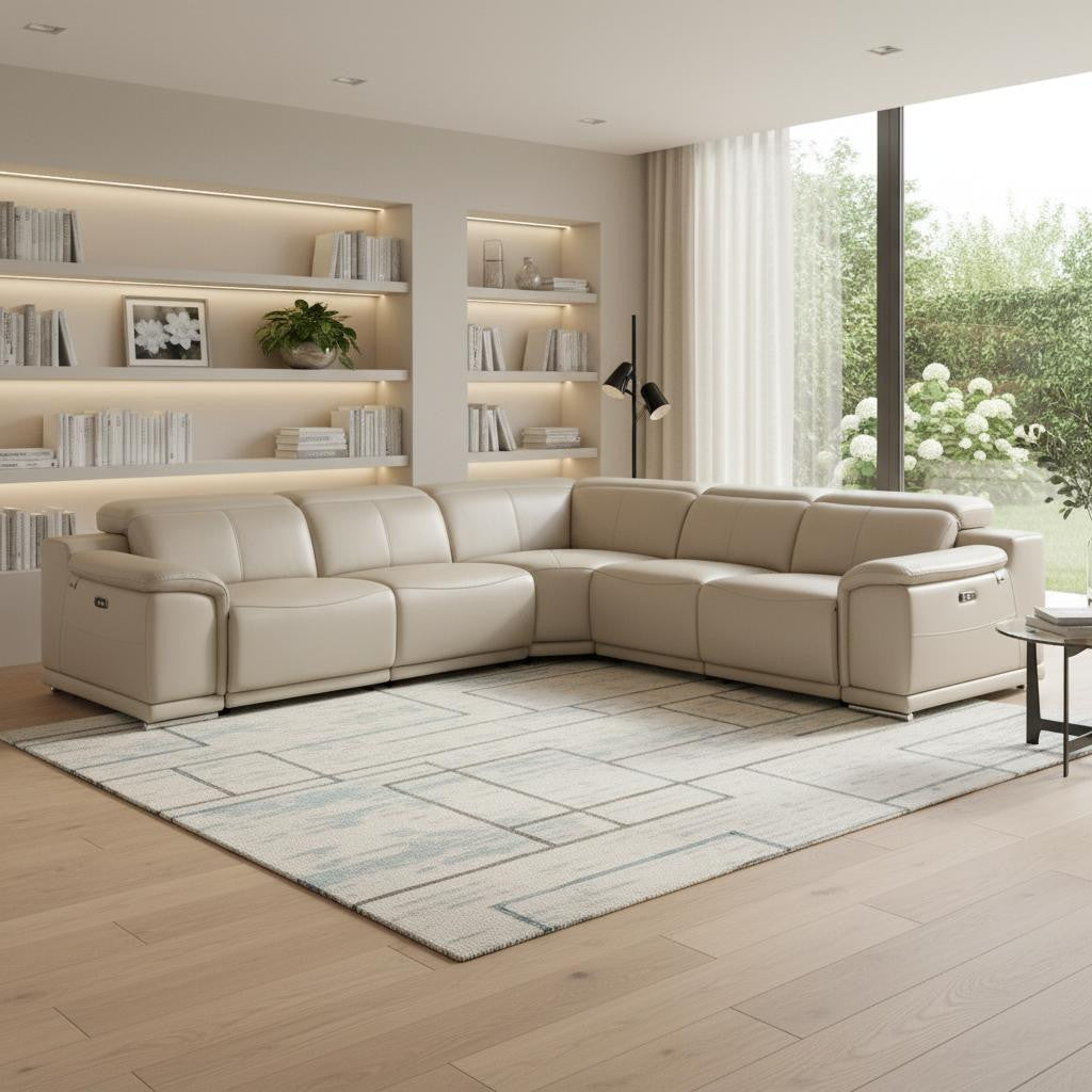 Atlas Power Reclining Sectional – Beige