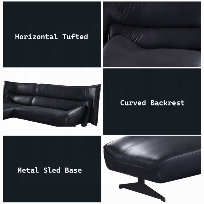 Maeko Sectional Sofa - Dark Gray