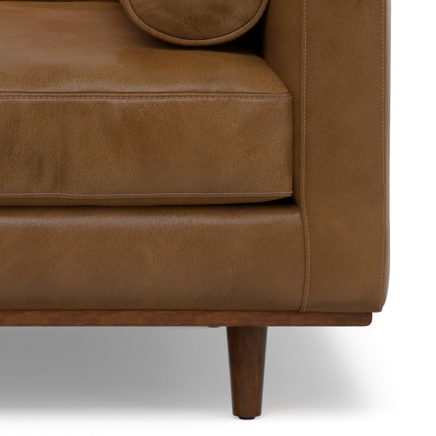 The Brookhaven – Brown Leather Arm Chair