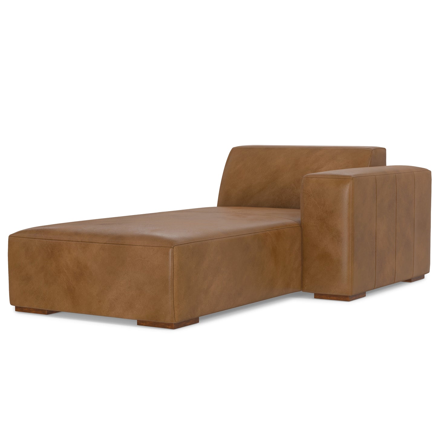 Comstock Leather Arm Chair – Brown
