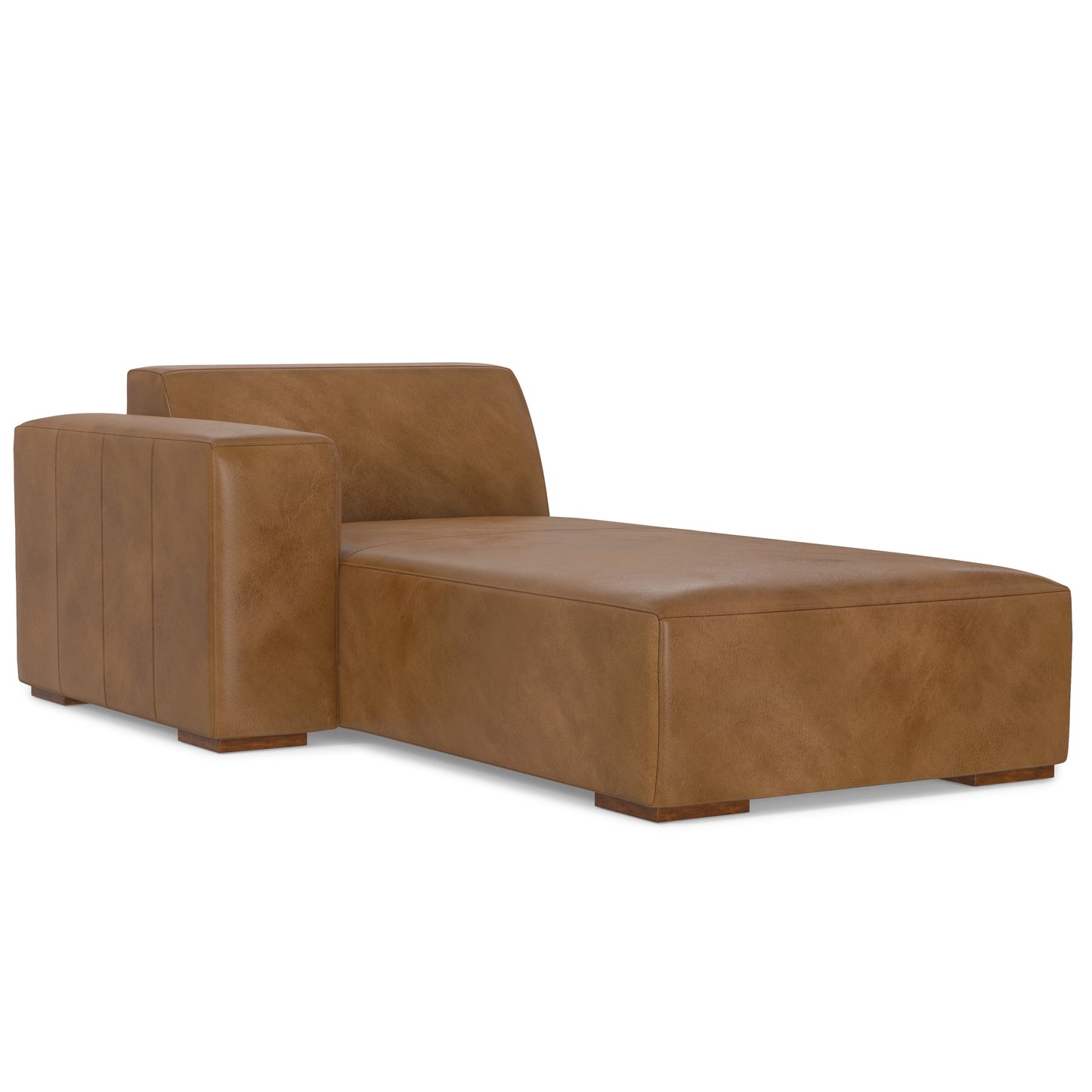 Comstock Leather Arm Chair – Brown
