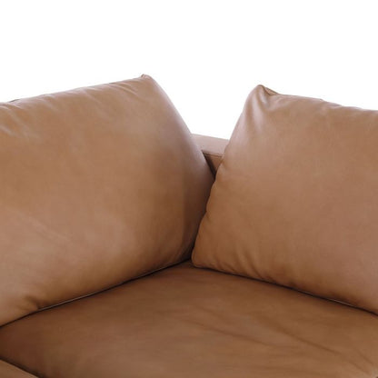The Aurelio – Cognac Modular Italian Leather Sofa