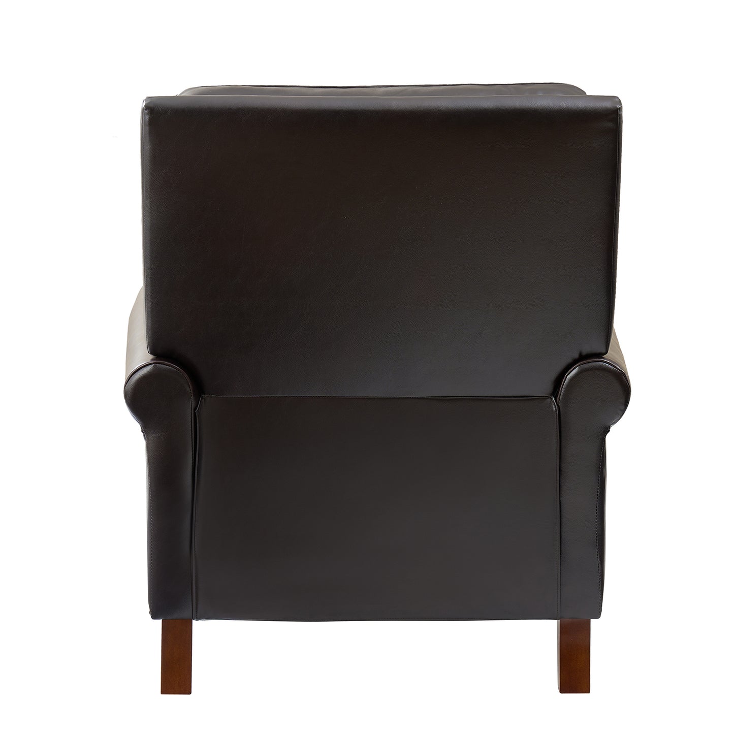 Raymond Genuine Leather Chair – Espresso Traditional Accent Chair