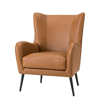 Meleagrides Armchair – Camel Vintage Accent Chair