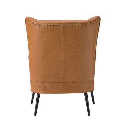 Meleagrides Armchair – Camel Vintage Accent Chair