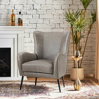 Meleagrides Armchair – Gray Vintage Accent Chair
