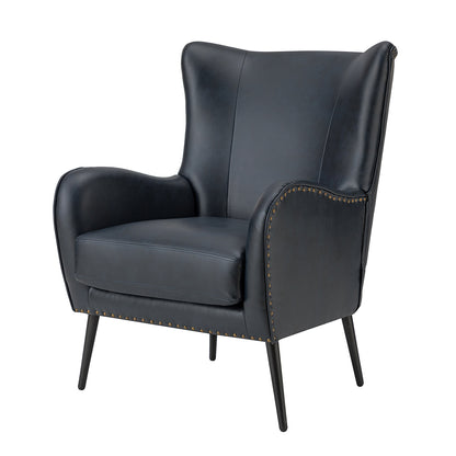 Meleagrides Armchair – Navy Vintage Accent Chair