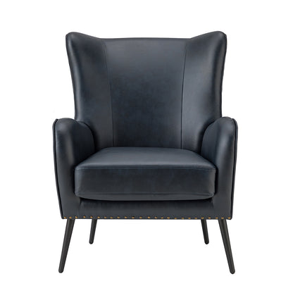 Meleagrides Armchair – Navy Vintage Accent Chair