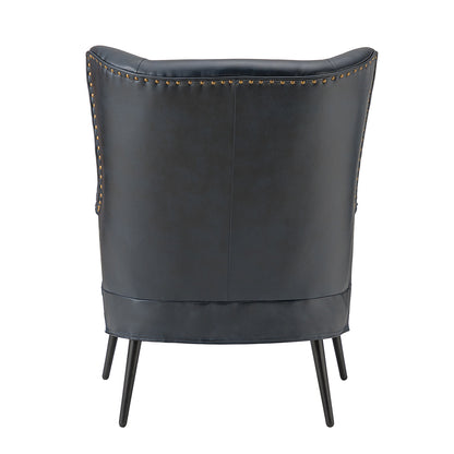 Meleagrides Armchair – Navy Vintage Accent Chair