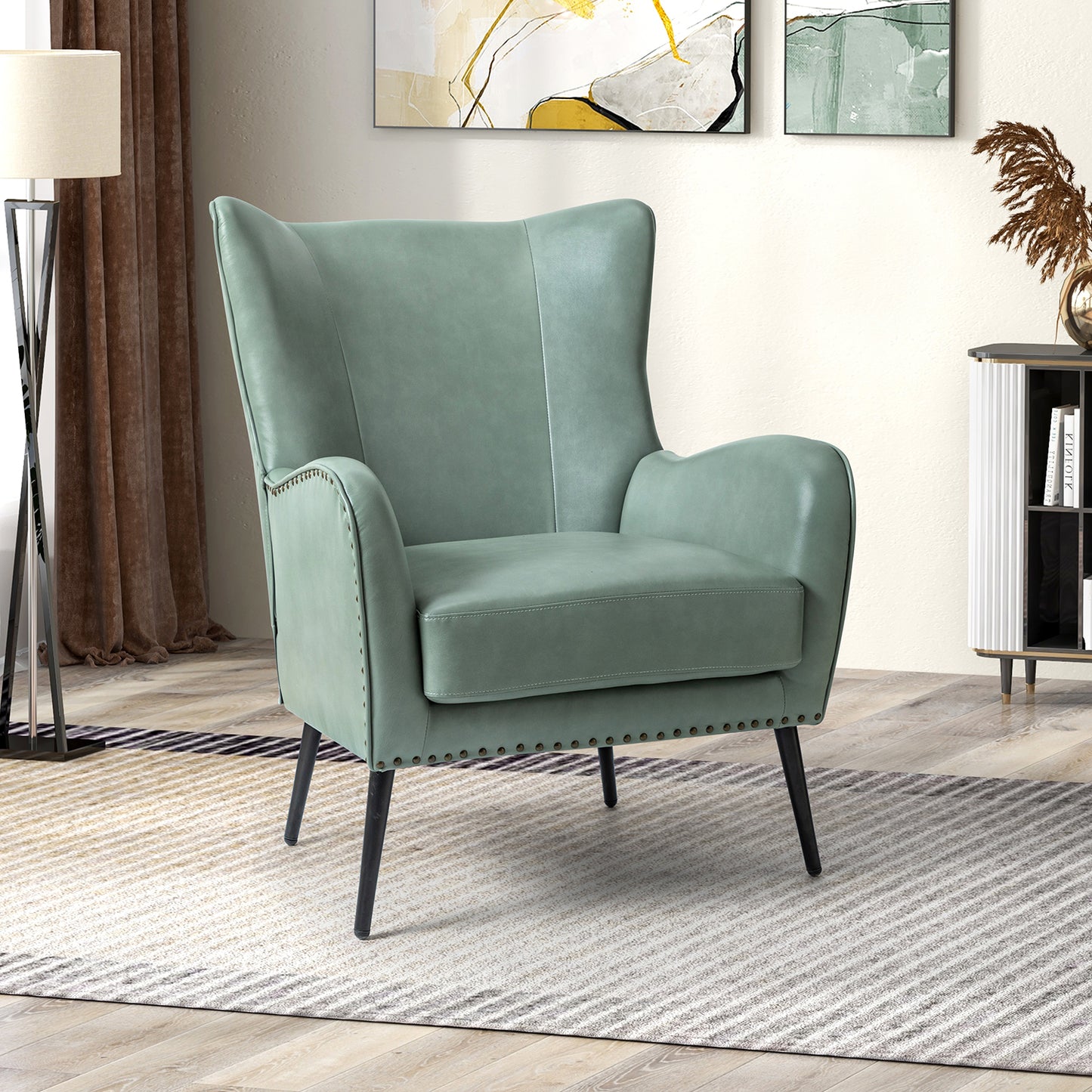 Meleagrides Armchair – Sage Vintage Accent Chair