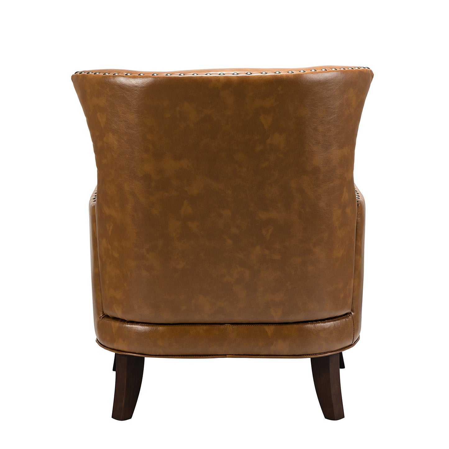 Jorge Armchair – Camel Nailhead Accent Chair