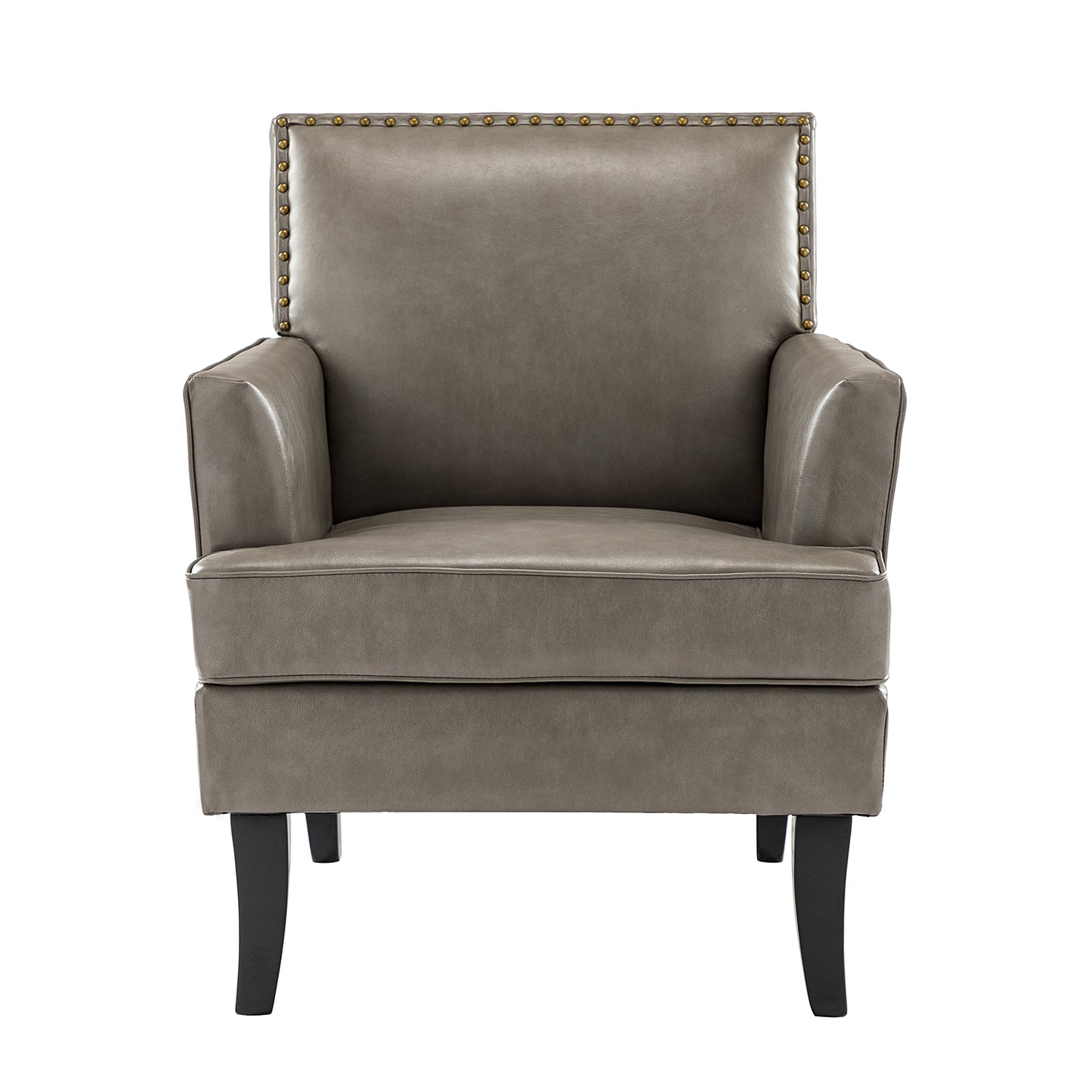 Celadon Armchair – Grey Nailhead Accent Chair