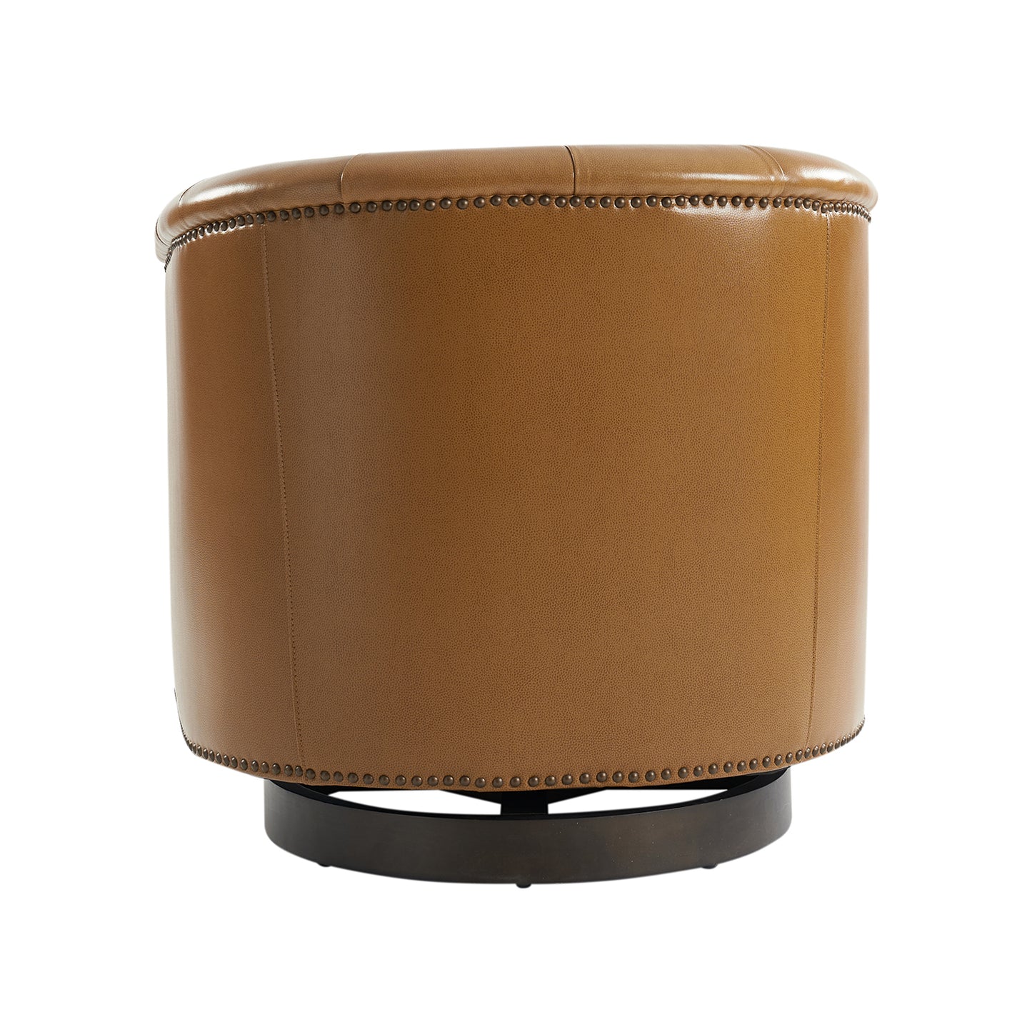 Veitin Chesterfield Rocker and Swivel Genuine Leather Chair – Camel Tufted Club Chair