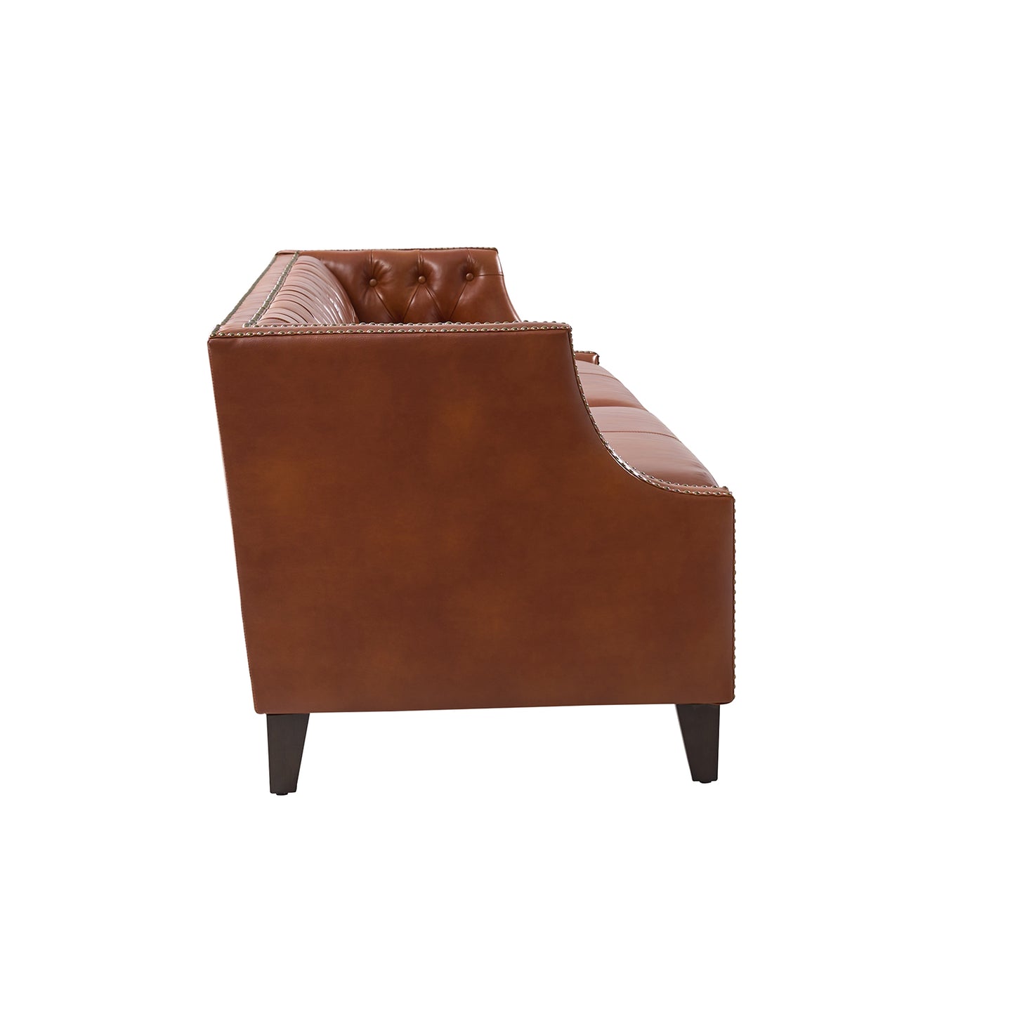 Lothaire Sofa – Saddle Chesterfield Tufted Leather Sofa